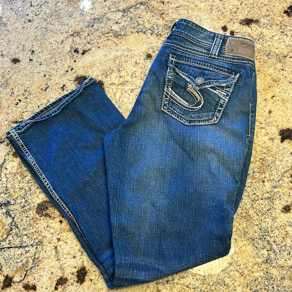 Suki Surplus Silver Bootcut Jeans - Picture 2 of 5